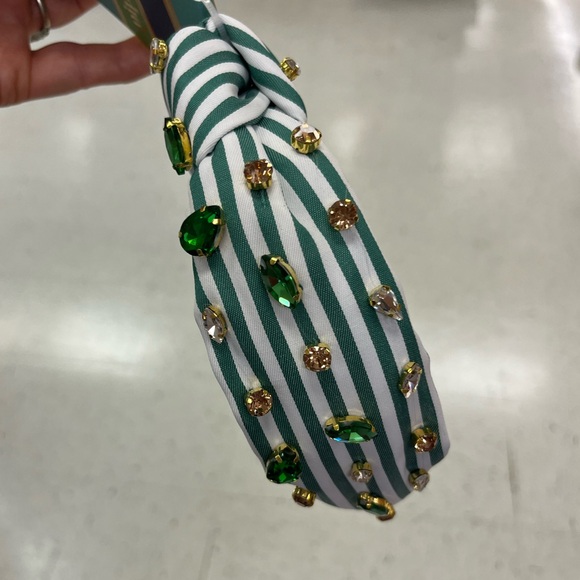 NWT ⚜️💚⚜️ Piper K Gorgeous Crystals Embellished Hair Headband - Picture 5 of 8